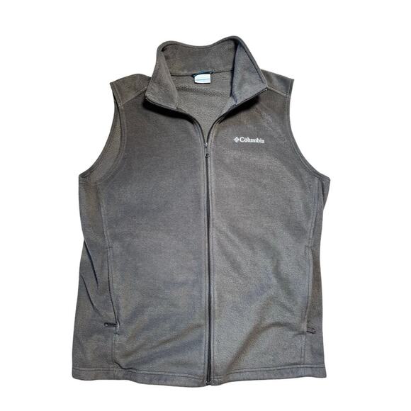 Gray Columbia Fleece vest, Mens size XLT - TALL - Picture 1 of 7